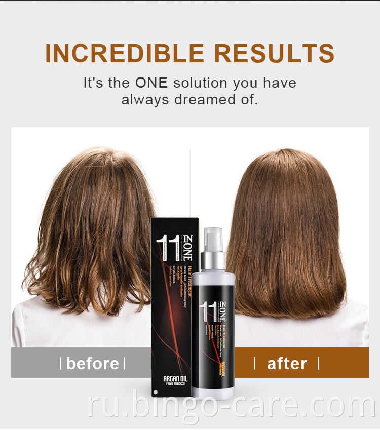Бесплатный образец NUSPA Leave In Hair Repair Deep Conditioner Volumizer 11 в одном уходе за волосами для Реконструкции и восстановления волос
